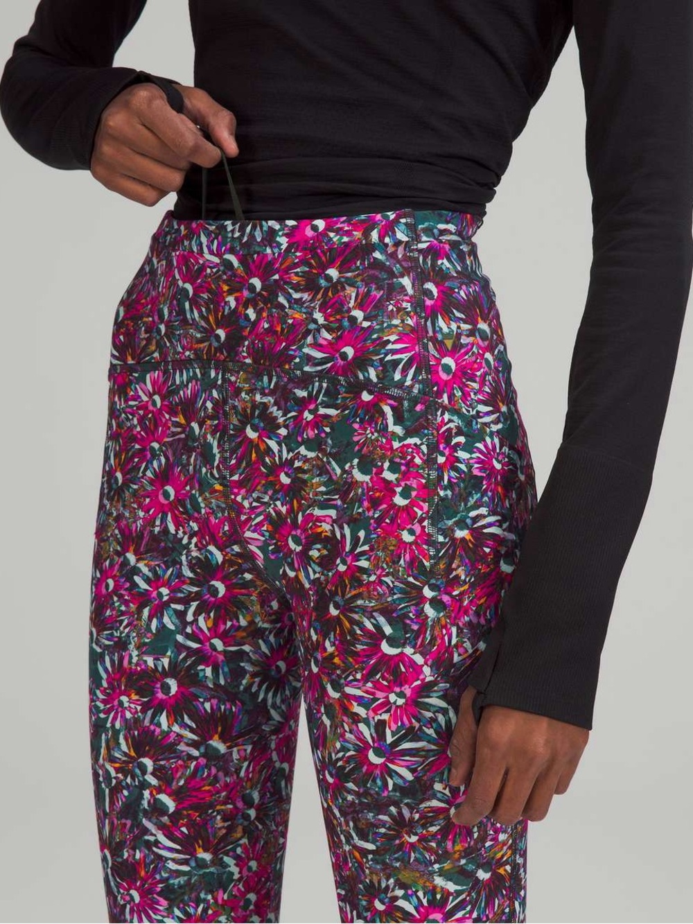 Lululemon Swift Speed Floral Electric Multi High-Rise 25”